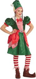 Costume bimba elfo natalizio