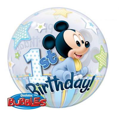 Palloncino cm 55 primo compleanno Mickey