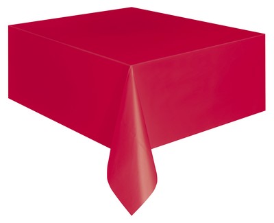 Tovaglia pvc colore Rosso cm 137×274
