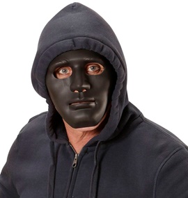 Maschera anonimo nera