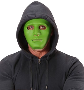 Maschera anonimo  colore verde