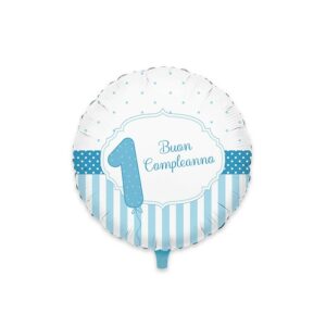 Palloncino foil primo compleanno boy