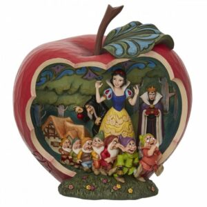 Jim Shore scena Biancaneve nella mela
