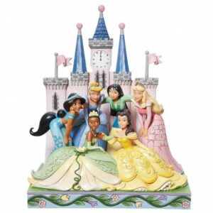 Principesse Disney davanti al castello
